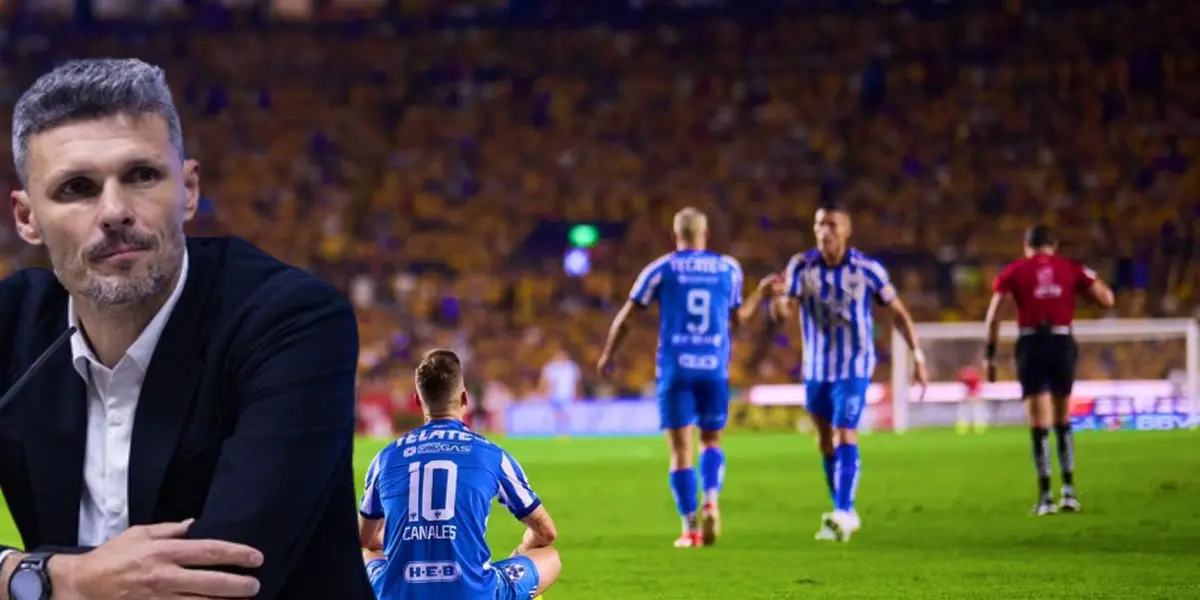  Fernando Ortiz, Sergio Canales y jugadores de Rayados Foto: Rayados For Life