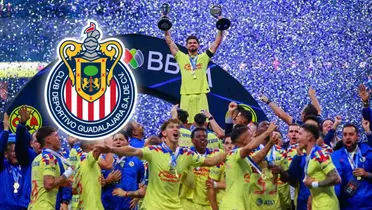 Festejo del América por su bicampeonato