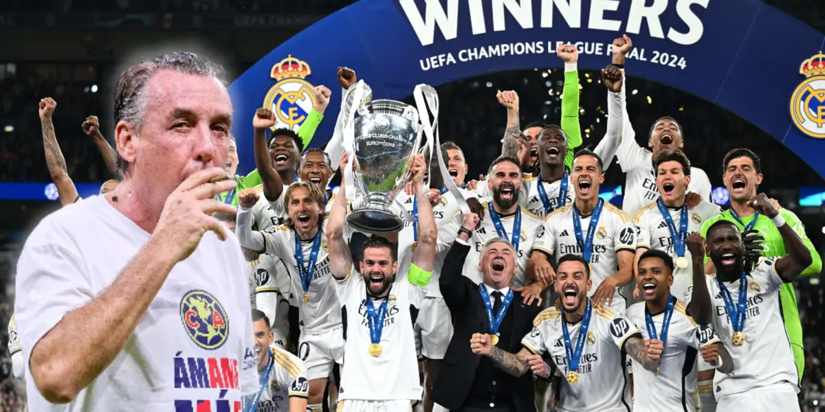 Festejo del Real Madrid tras la UEFA Champions League