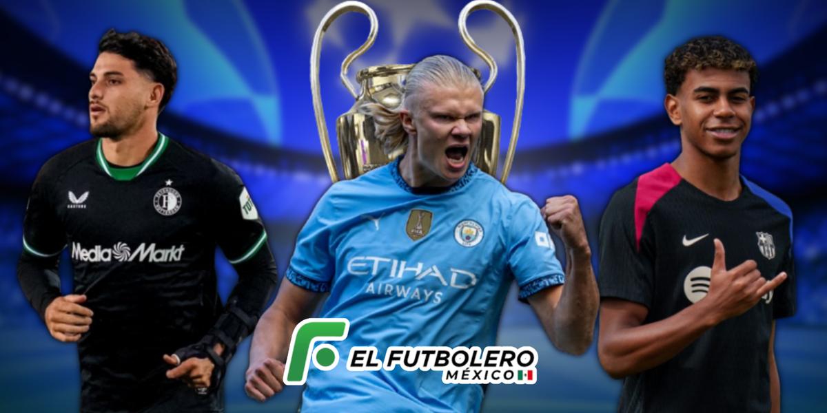 Feyenoord, Manchester City y Barcelona tendrán actividad en la Champions. | Foto: X