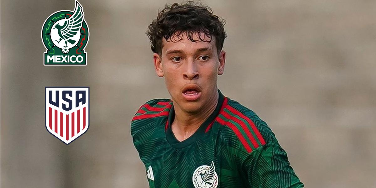 Fidel Barajas jugando para la selección mexicana sub 17 (Fuente Imago 7) 