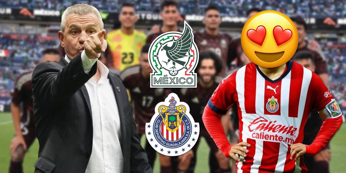 Sueña con la Selección, el jugador de Chivas que le ilusiona la llegada de Javier Aguirre al Tri