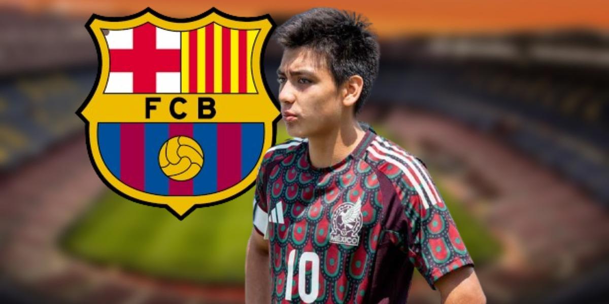 Gilberto Mora sería el séptimo mexicano en el Barcelona, pero deberá esperar 2 años para su debut con los culés