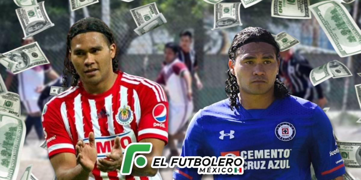 Gullit Peña pasó de ganar millones a jugar en el llano (Foto: El Siglo de Durango y Futbol Total)