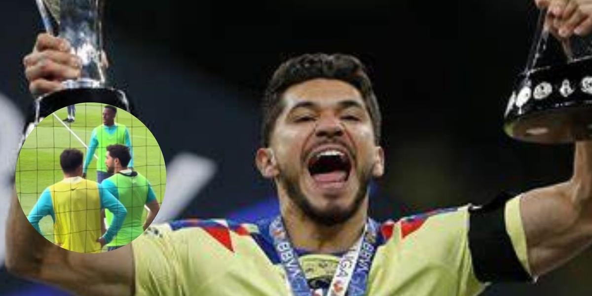 Henry Martin con los dos trofeos de campéon (foto: Mexsport)