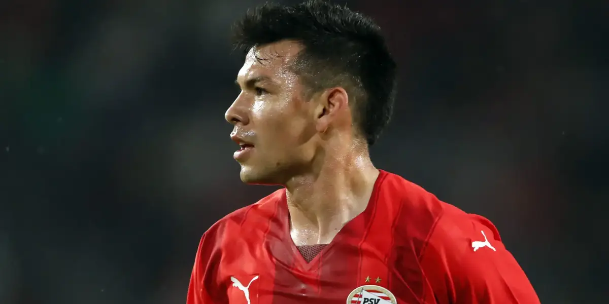 Hirving Lozano en el PSV Eindhoven