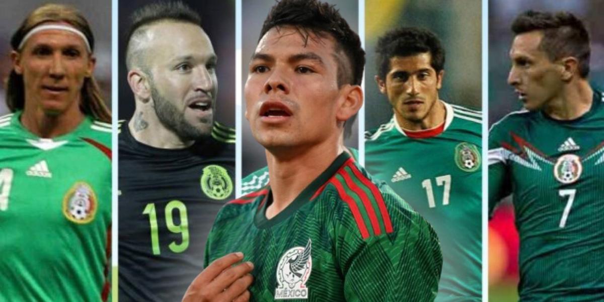 Hirving Lozano y varios jugadores naturalizados mexicanos (Fuente: Diario Marca)