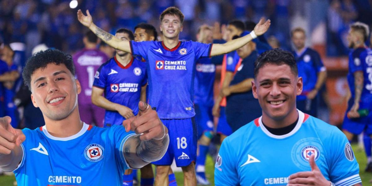 Huescas con Cruz Azul y Jorge Sánchez y Luis Romo