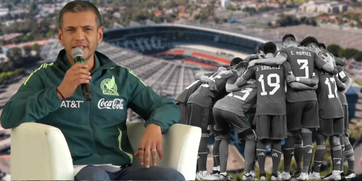 Jaime Lozano durante la conferencia de prensa en el CAR / Foto: Femexfut