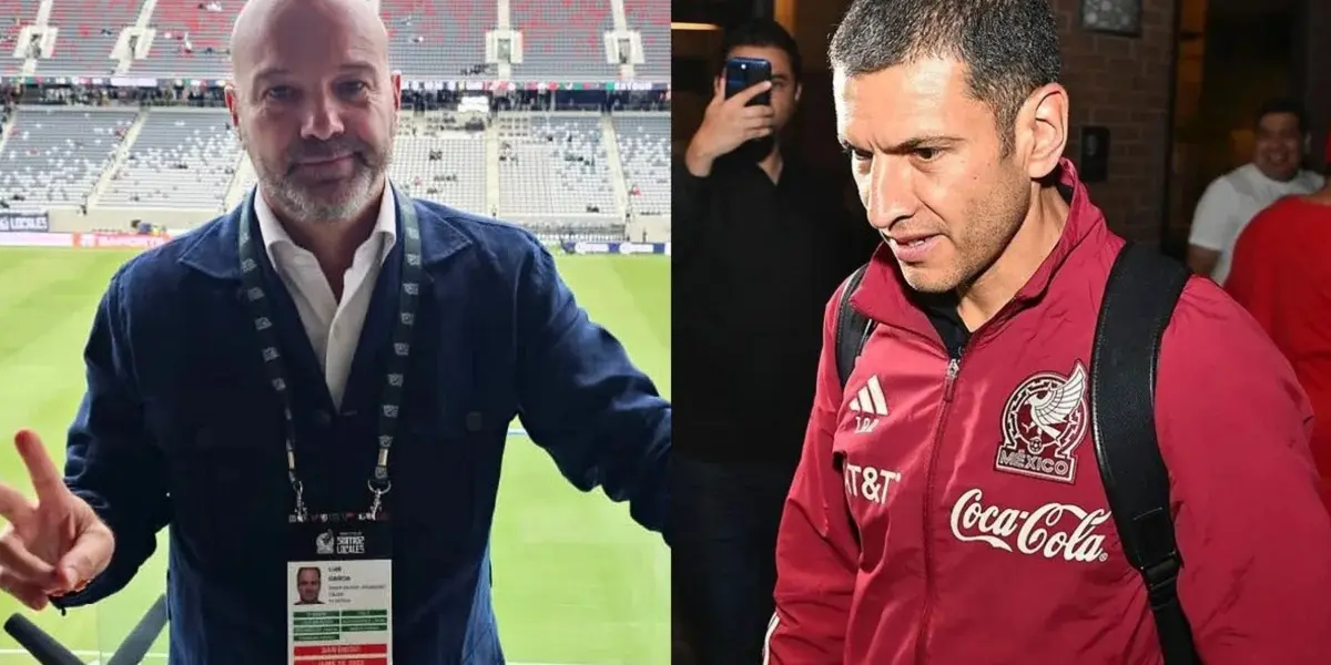 Jaime Lozano saliendo de un hotel  y Luis García en un estadio de fútbol / Cero Cero