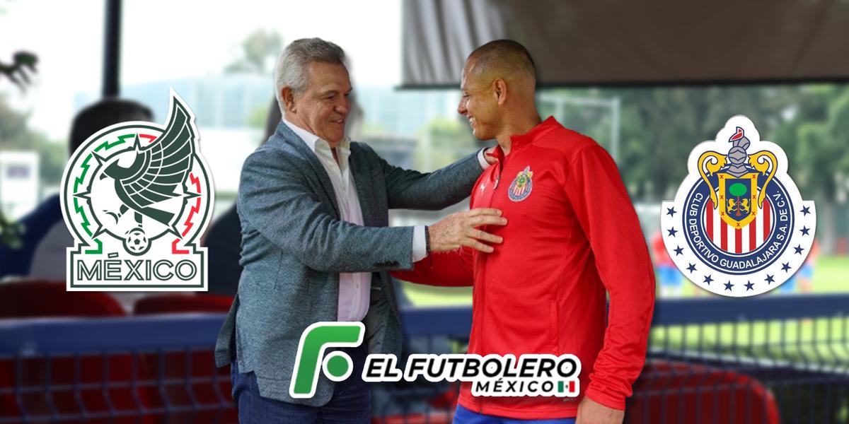 Javier Aguirre y Chicharito se reencontraron en Verde Valle (Foto: @miseleccionmx en X)