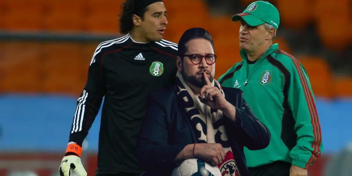 Javier Aguirre y Guillermo Ochoa comparten práctica en la selección (Fuente: Excelsior e IG Juan Carlos Zúñiga) 