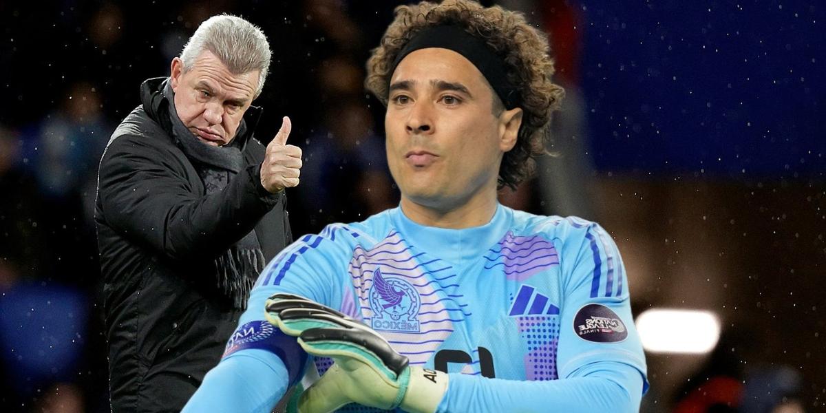 Javier Aguirre y Guillermo Ochoa (Foto: GettyImages)