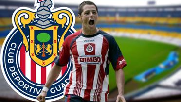 Javier Hernández en su primer etapa con Chivas / Foto: Mexsport 