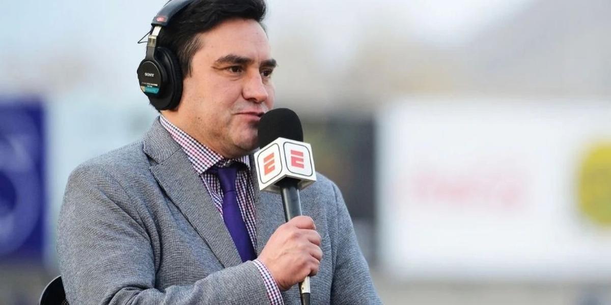 Jorge Pietrasanta en unatransmisión de ESPN (Foto: Instagram)