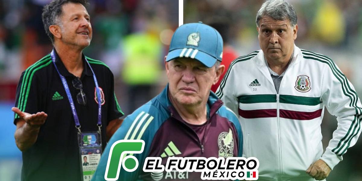 Juan Carlos Osorio, Gerardo Martino y Javier Aguirre | Foto: Mexsport e Imago 7 