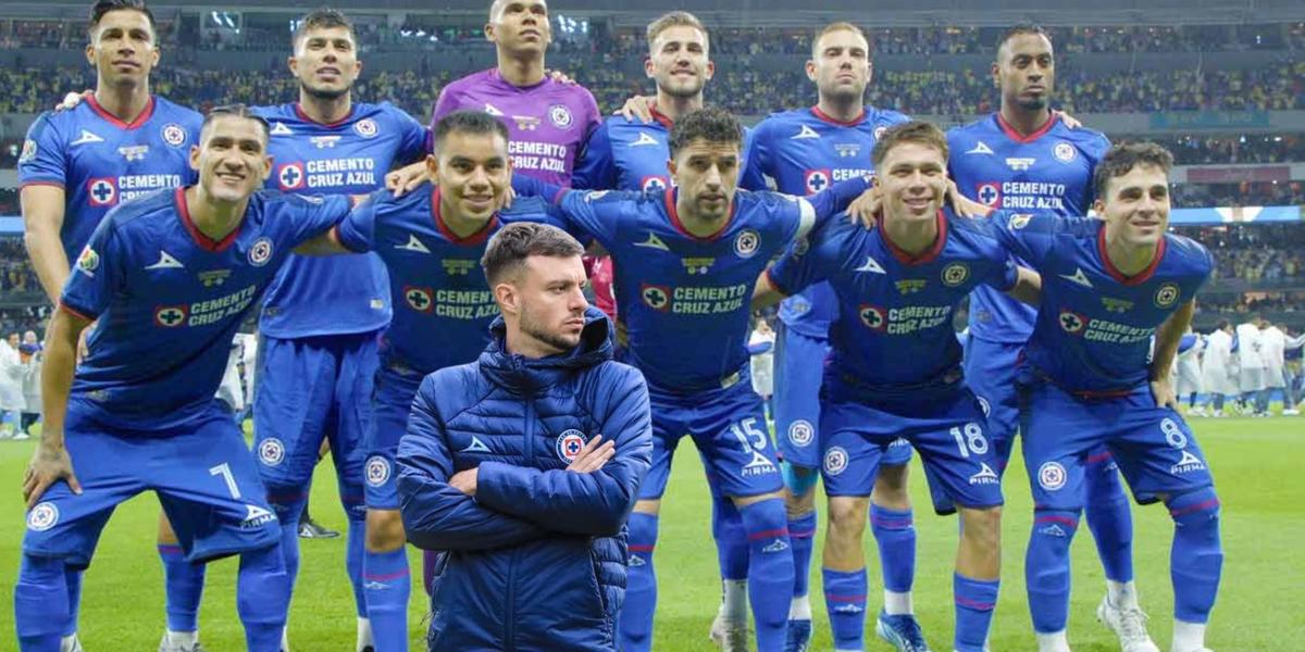 Jugadores de Cruz Azul y Anselmi