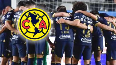 Jugadores de Pumas (Fuente: MEXSPORT)