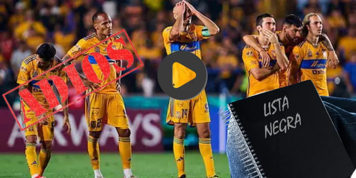 Jugadores de Tigres en eliminación de Concachampions | Foto: Pulso