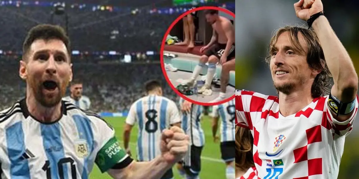 Lionel Messi la pisó pero esto fue lo que hizo Luka Modric cuando recibió la camiseta del seleccionado mexicano. 