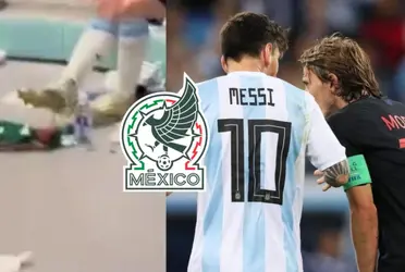 Lionel Messi pisó la playera de México en el vestidor de Argentina, ahora lo que hacen con la camiseta de Croacia