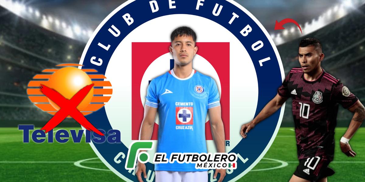 Logo de Televisa, Raymundo Rubio, Orbelín. | Foto: Cruz Azul página oficial, Fox Sports