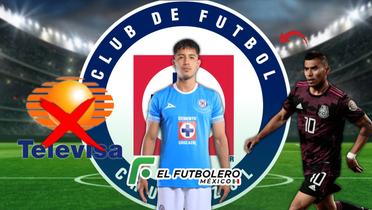 Logo de Televisa, Raymundo Rubio, Orbelín. | Foto: Cruz Azul página oficial, Fox Sports