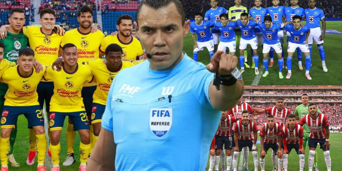 Cruz Azul, Chivas y América son favorecidos por el arbitraje en este 2024, uno ganó el título, pero otro más que eso