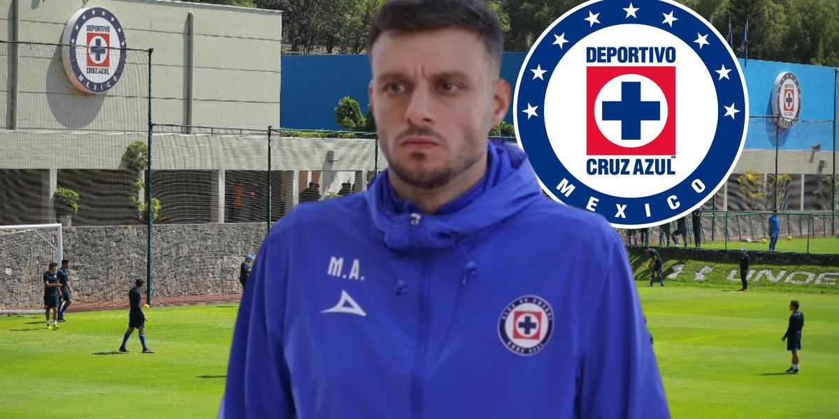 Martín Anselmi con Cruz Azul / Foto: Imago7