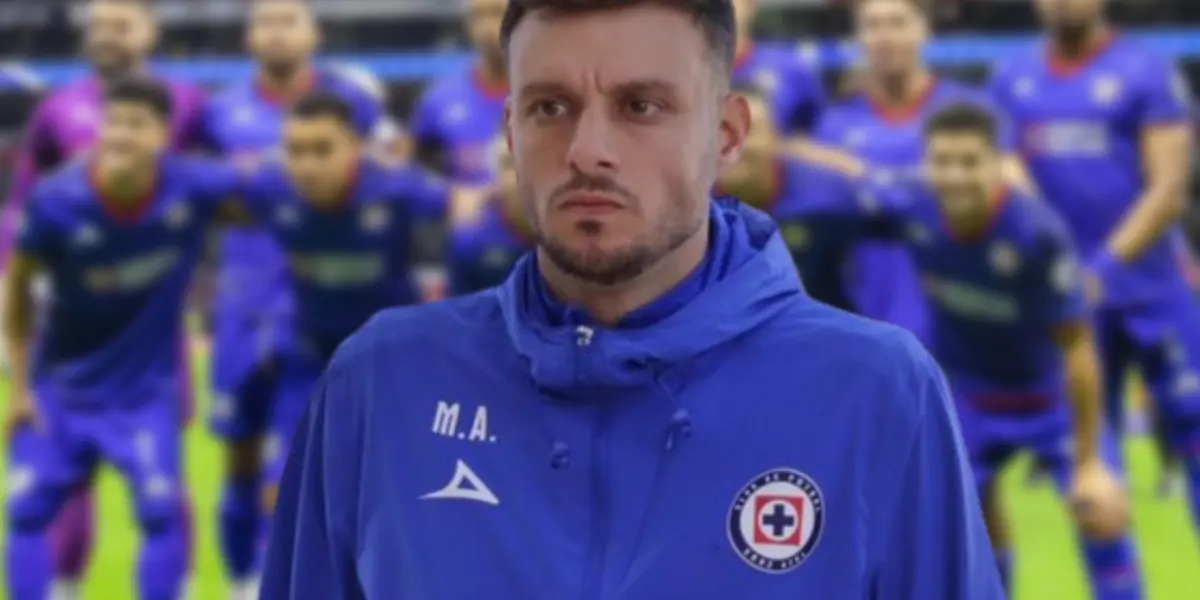 Martín Anselmi con Cruz Azul / Imagen: 