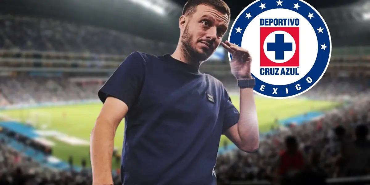 Martín Anselmi dirigiendo a Cruz Azul