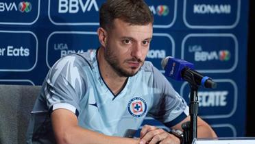 Martín Anselmi en conferencia de prensa / Foto: Mexsport