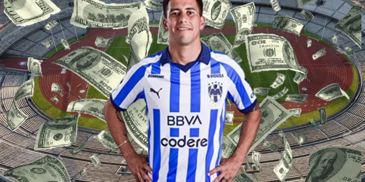 Maximiliano Meza con Rayados