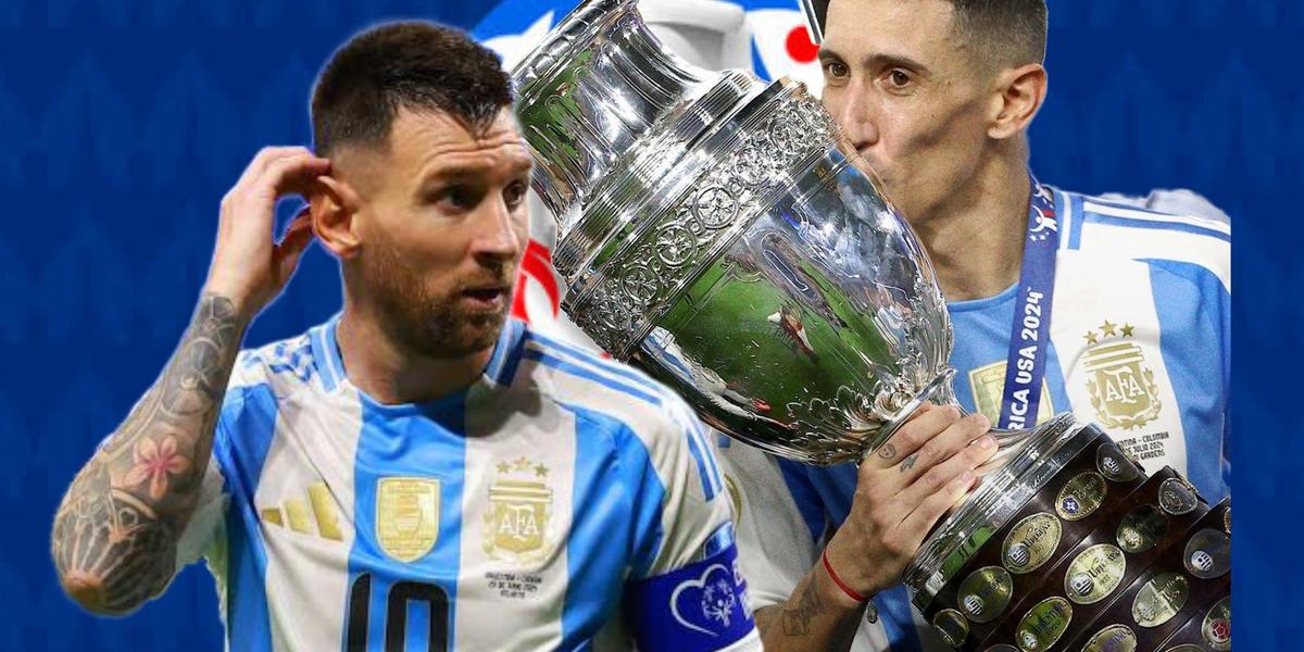 Messi y Di María/ Foto: CONMEBOL