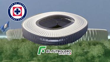 Modelo de cómo se vería el nuevo estadio de Cruz Azul. | Foto: X