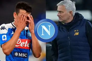 Mourinho sabía de las condiciones de Hirving Lozano y así lo exhibió en el Duelo entre Napoli y Roma 