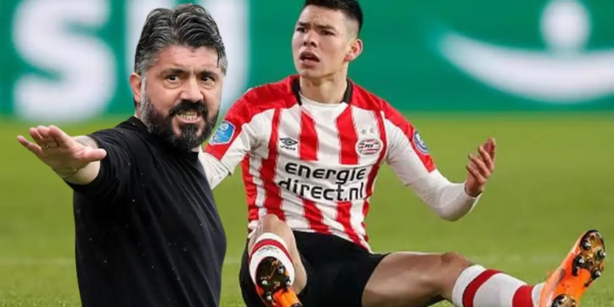 Ni el ex entrenador Gennaro Gattuso se atrevió a tanto, como se darían las cosas en el PSV, con Hirving Lozano. 