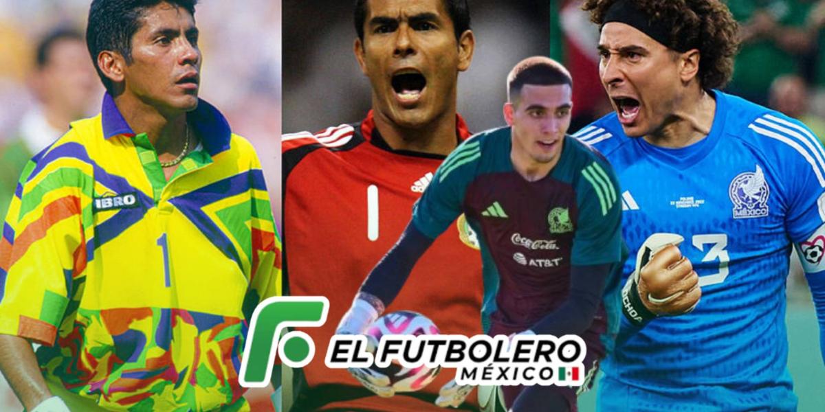 Oswaldo Sánchez, Jorge Campos, Guillermo Ochoa y Alex Padilla _ Foto_ Mexsport, miseleccionmx y getty images