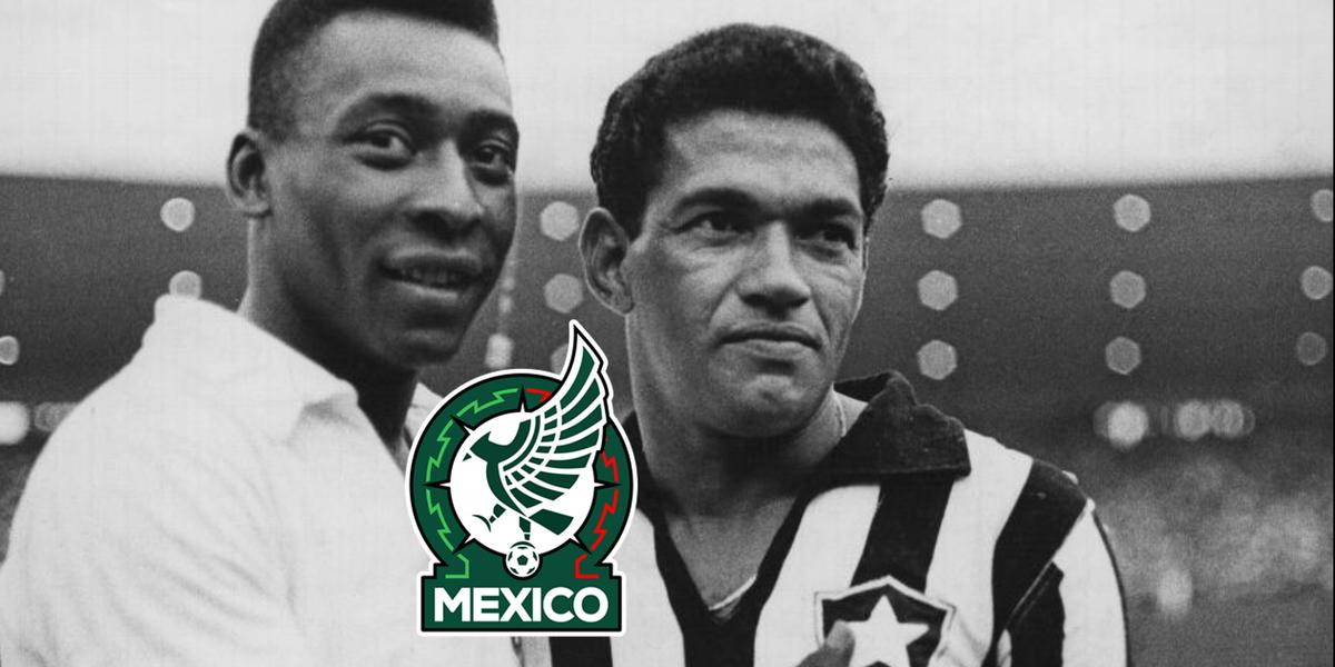 El jugador mexicano que fue señalado como Garrincha, crack de Brasil