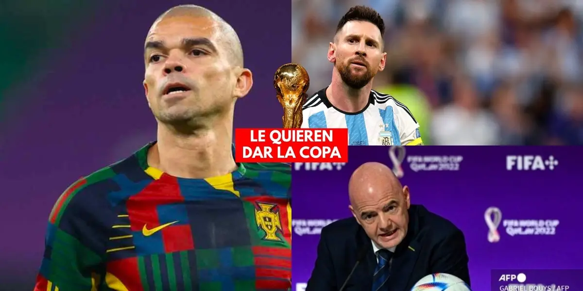 Pepe, jugador de Portugal, revela por qué la FIFA quiere a Messi en la final del Mundial