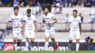 Pumas jugando en Ciudad Universitaria 