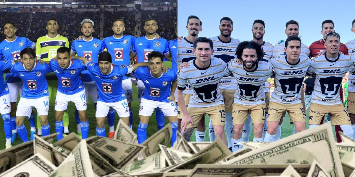 La abismal diferencia de presupuesto gastado en fichajes entre Pumas y Cruz Azul