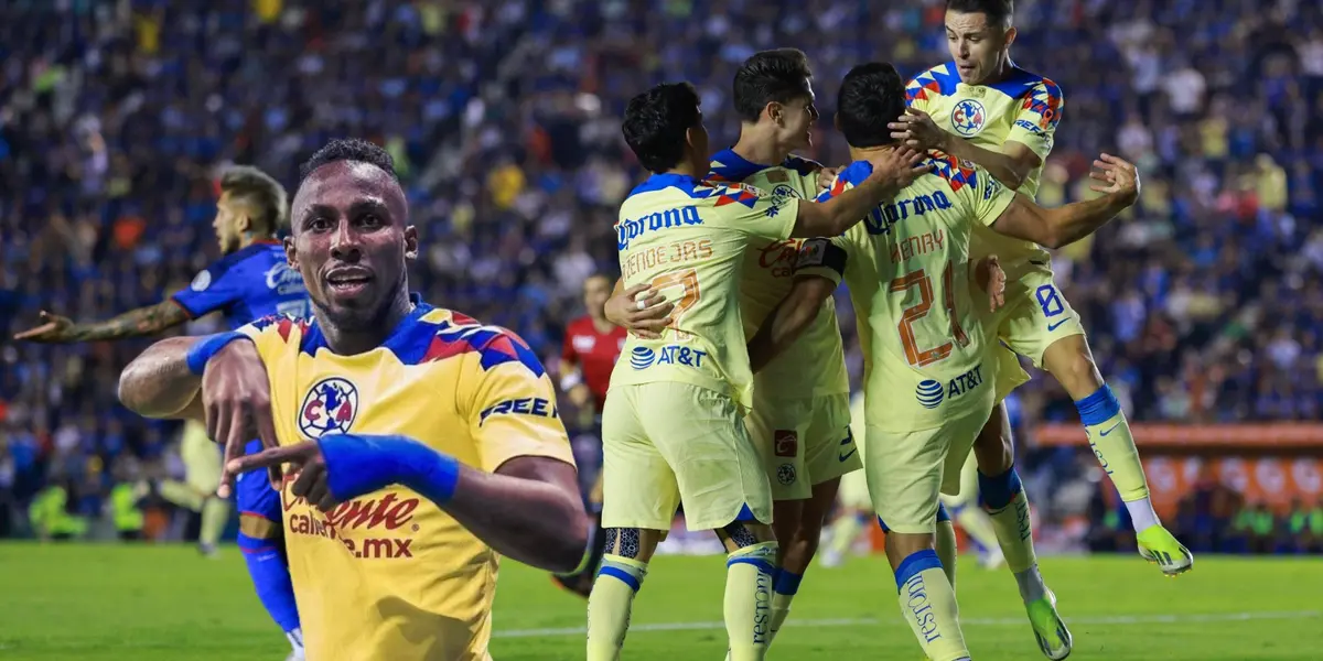 Quiñones empata a uno la final de ida Cruz Azul vs América