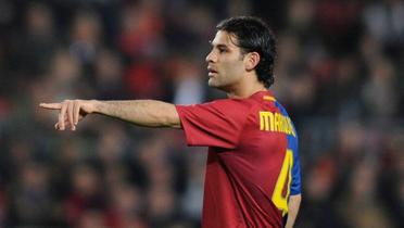 Rafa Márquez con la camiseta del FC Barcelona. (Foto: Marca)