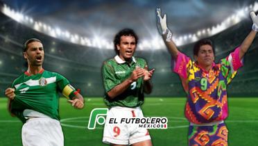 Rafa Márquez, Hugo Sánchez y Jorge Campos, tres de los grandes jugadores de México. | (Especial)