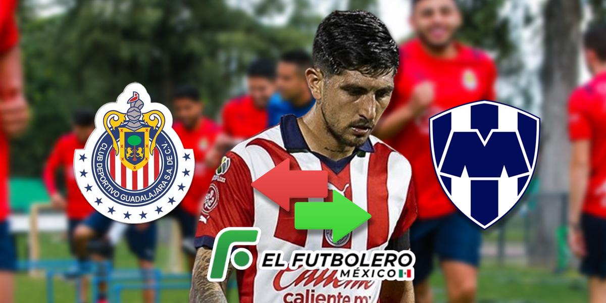 Mientras Rayados busca a Víctor Guzmán, el jugador de Monterrey que las Chivas quieren fichar