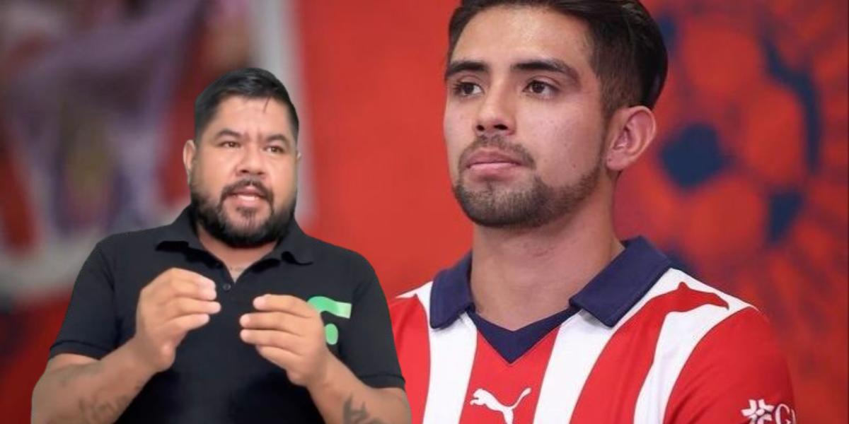 Ricardo Marín en el vestidor del estadio de Chivas (Fuente: Chivas) 