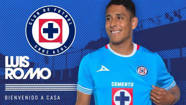 Romo en su presentación con Cruz Azul