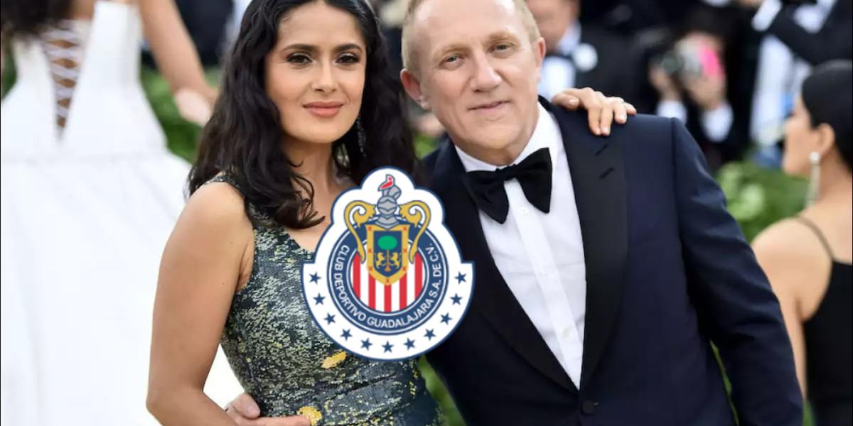 Chivas cuesta 800 millones y el dinero que tiene el esposo de Salma Hayek, ahora que suena su rumor con Chivas