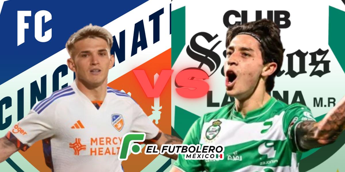 Santos Laguna se prepara para triunfar frente a FC Cincinnati.